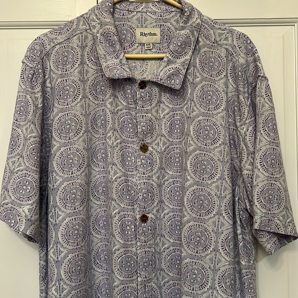 Rhythm button down short sleeve shirt - Picture 2 of 6